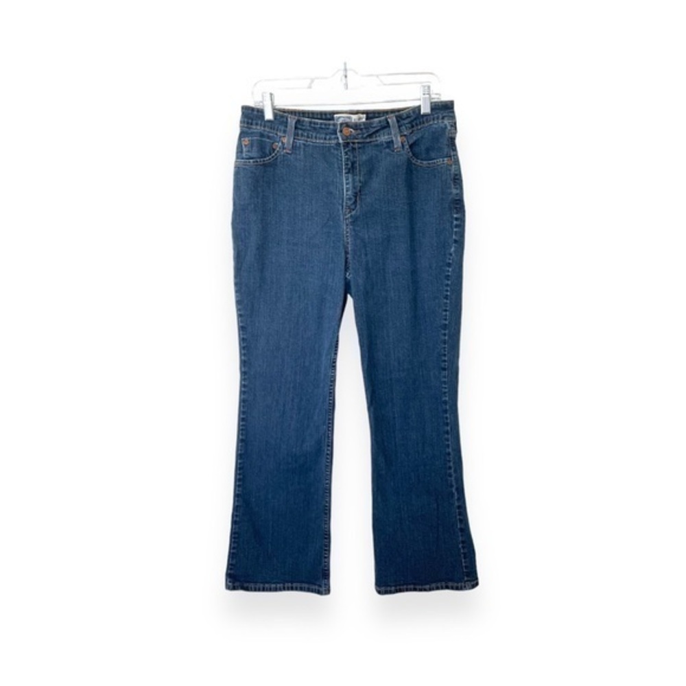 LEVI Signature At Waist Bootcut Woman's Jeans Size 14 Medium Wash